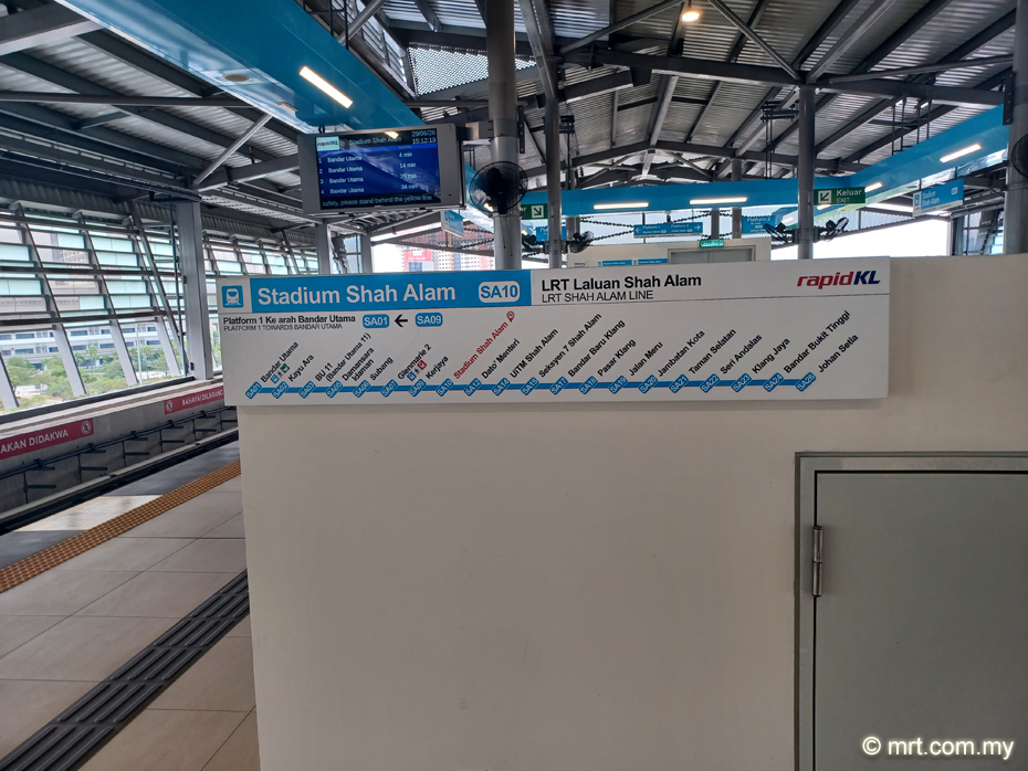 Stadium Shah Alam LRT Station