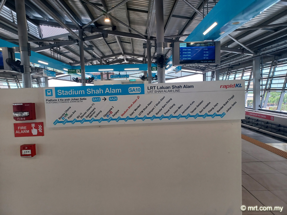 Stadium Shah Alam LRT Station