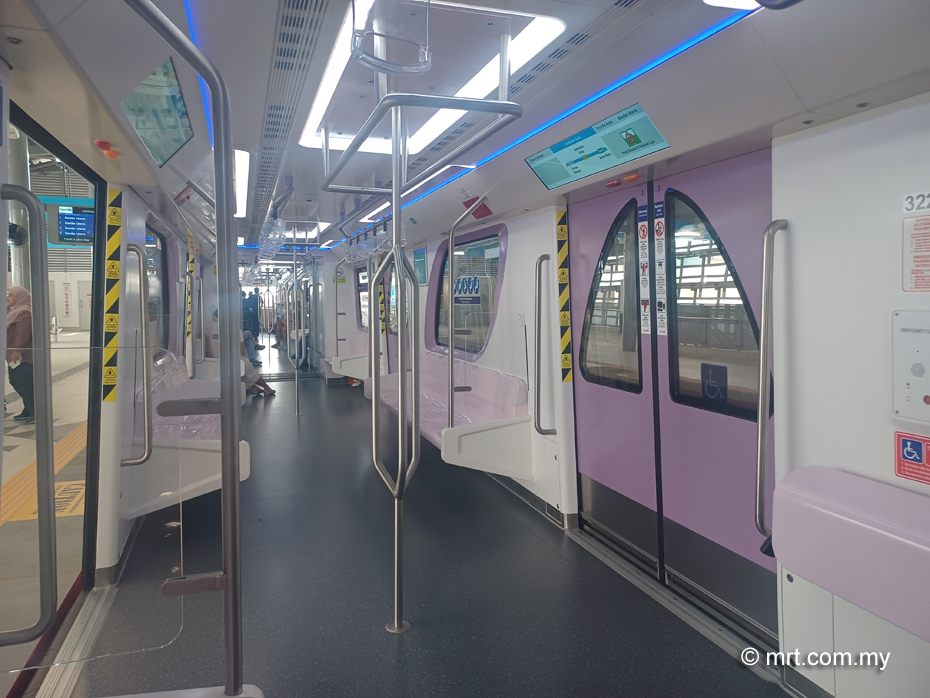 LRT3 Train Interior