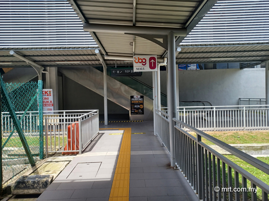 Walkway from Gombak LRT Station