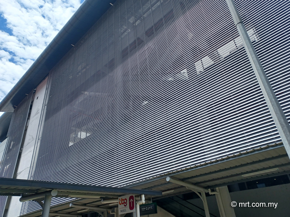 Walkway from Gombak LRT Station